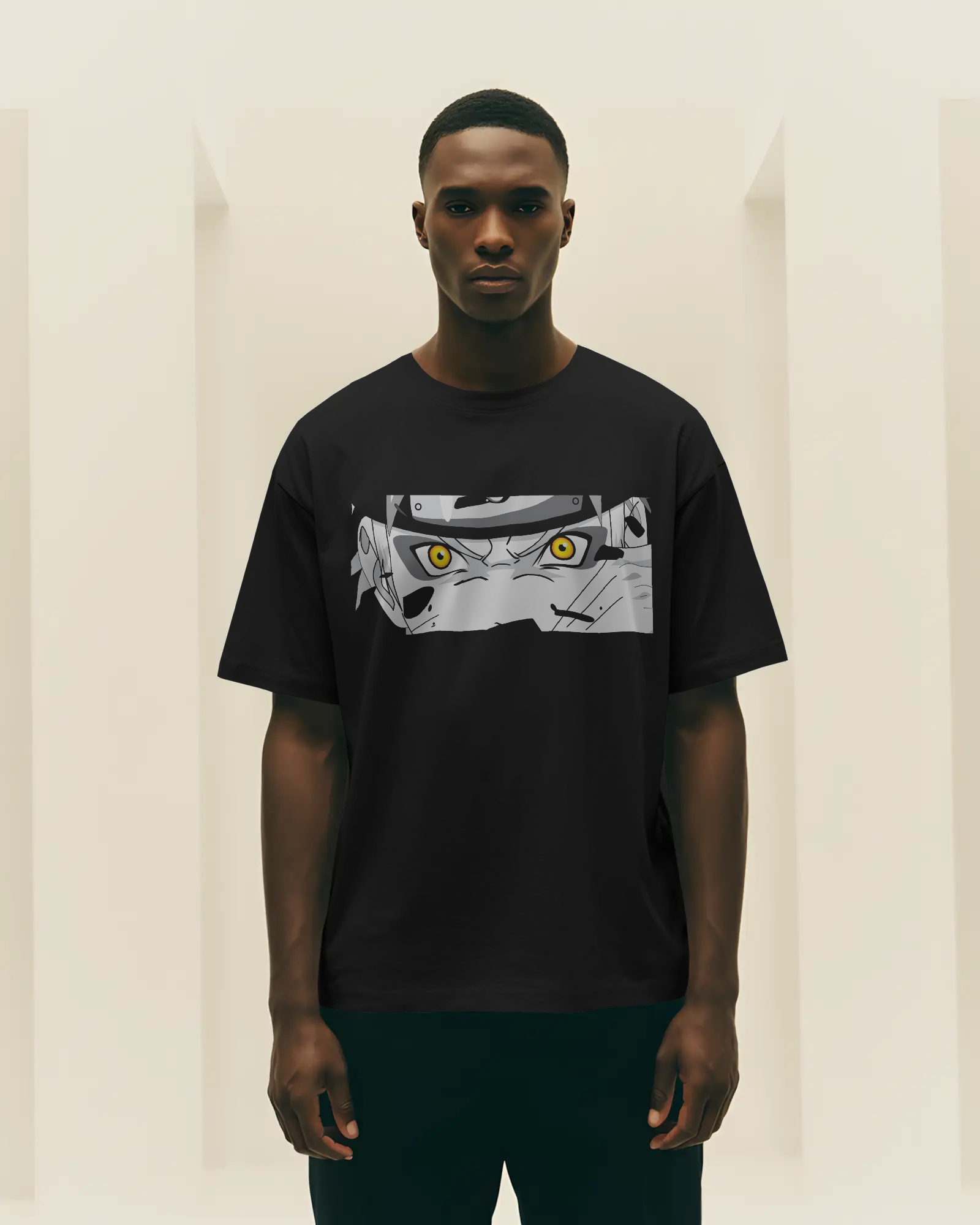 Unisex Cotton Oversized T-Shirt: Naruto Eyes