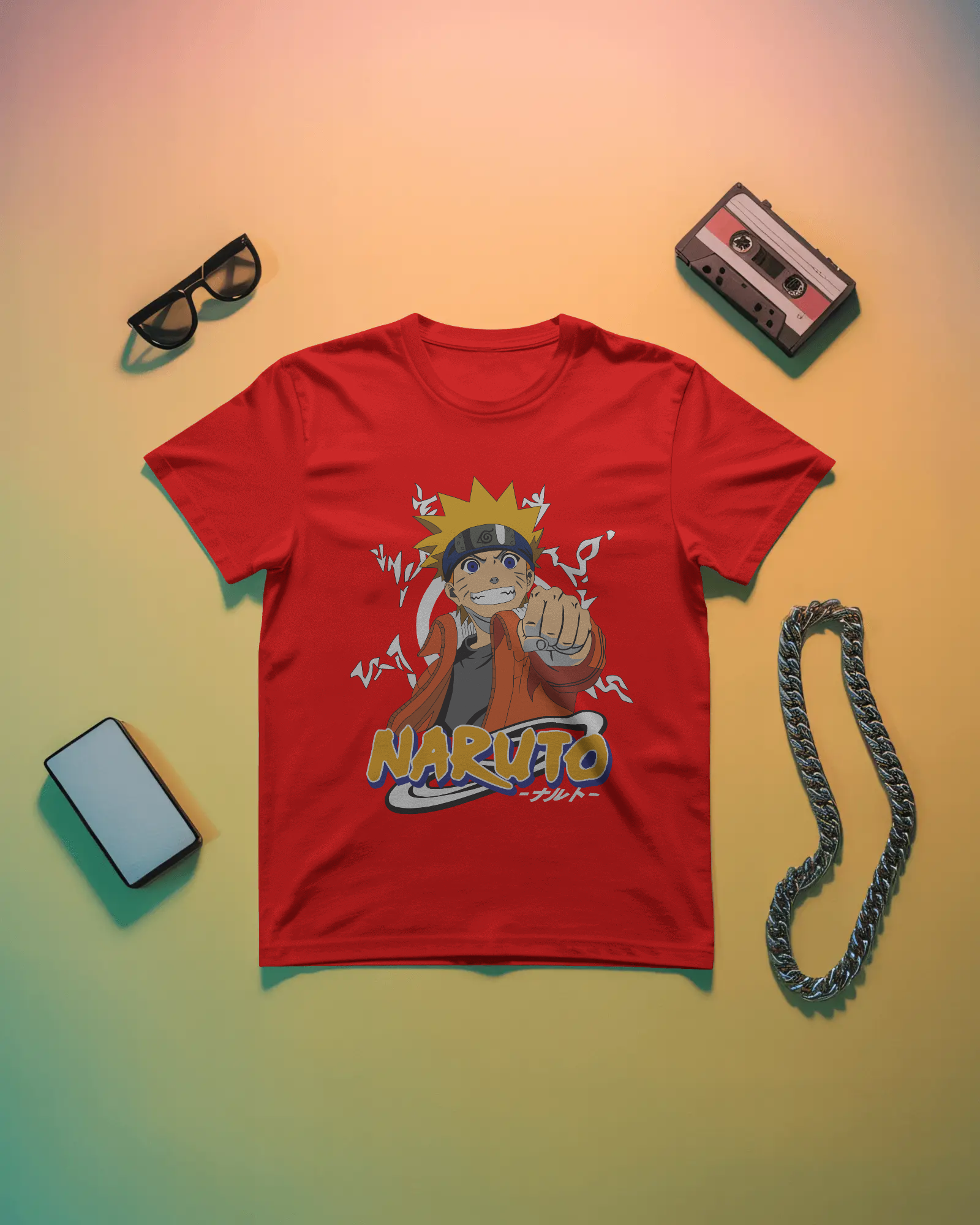 Unisex Cotton Oversized T-Shirt: Naruto