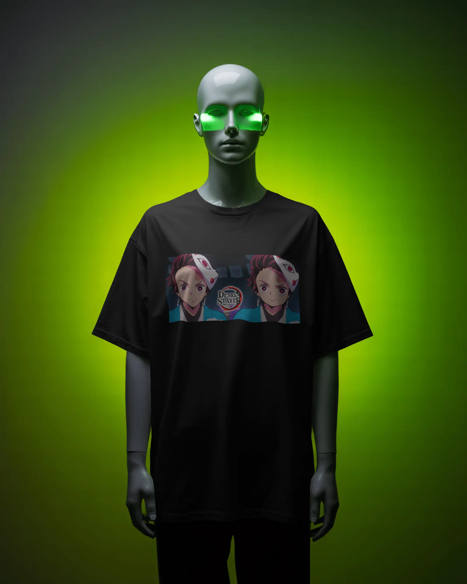 Unisex Cotton Oversized T-Shirt: Tanjiro