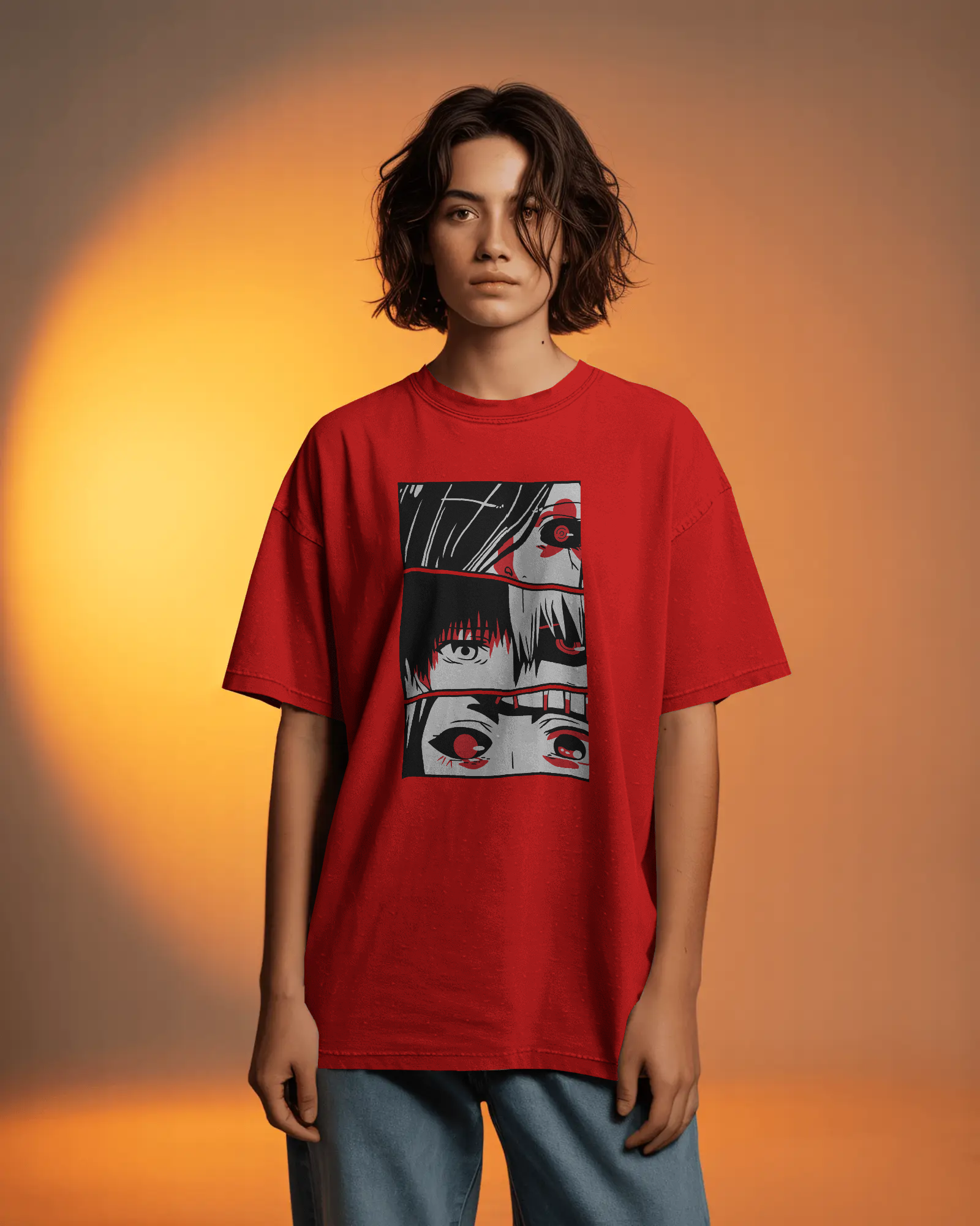 Unisex Cotton Oversized T-Shirt: Tokyo Ghoul